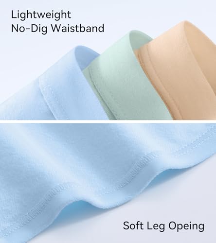 OLIKEME Womens Cotton Underwear High Waisted Postpartum C Section Panties Soft Stretch Breathable Full Coverage Briefs 6 Pack - color: Multicolor,6pack, size: Large