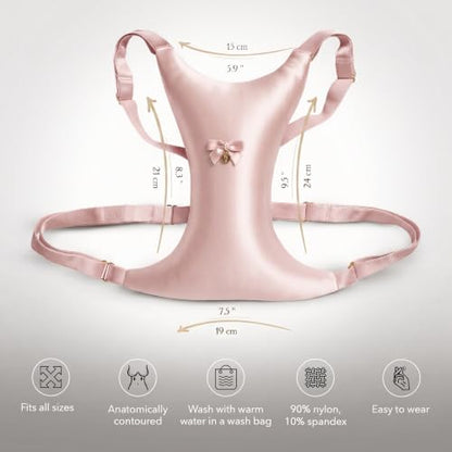 Intimia Breast Pillow Chest Wrinkles Prevention and Breast Support (Pink) - color: Pink