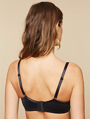 Motherhood Maternity Women's Comfort and Soft Lightly Lined Wireless Maternity & Nursing Bra - color: Black, size: (40) 40D