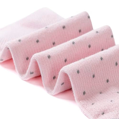 LEVSOX Bamboo Viscose Compression Socks Wide Calf 15-20 mmHg with Cushioned - color: Colorful Polka Dot, size: Medium