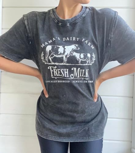 Comfort Breastfeeding Shirts Women Distressed Maternity Zip Nursing Tees - color: Gray, size: Large