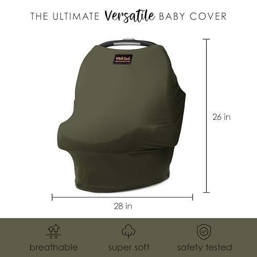 Milk Snob Original 5-in-1 Luxe Cover (Olive) - color: Olive Green
