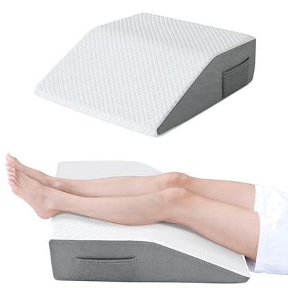 Cozymaker 6-inch Adjustable Leg Elevation Pillows for Swelling Pain Relief - size: Flat Top 6 inch Height