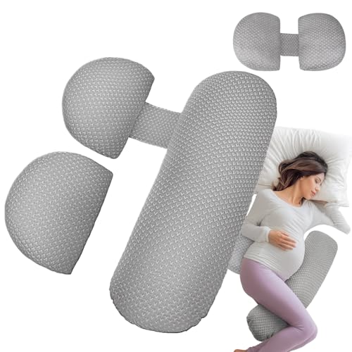 Pregnancy Wedge Pillow for Sleeping, Adjustable Soft Pregnancy Body Pillow - size: Long