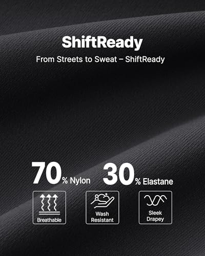 G4Free ShiftReady Maternity Dress Pants Wide Leg Pregnancy Work Tousers - color: Black, size: Medium