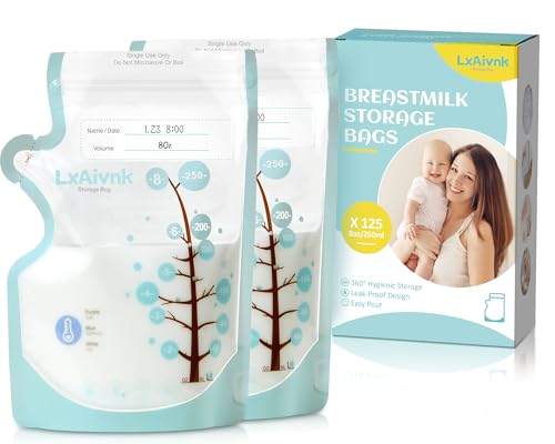 Temp-Sensing Breastmilk Storage Bag - 8oz(125Pcs) - size: Babybag-8 Ounce-125