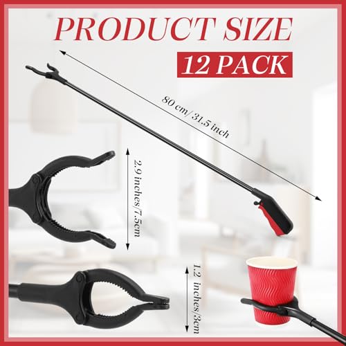 Norme 12 Pcs Grabber Reacher Tool Bulk 31.5"