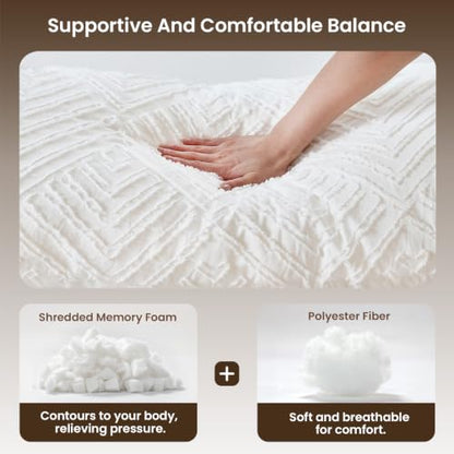ZonLi Body Pillow for Adults Side Sleeper, White