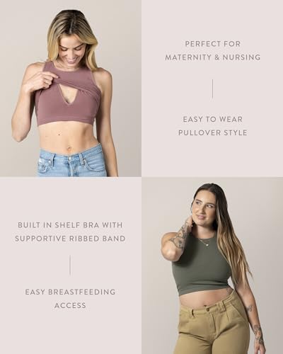 Kindred Bravely Sublime Longline Nursing Bra for Breastfeeding, Maternity - color: Twilight, size: Large