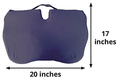 Contour Products Kabooti Coccyx Foam Seat Cushion, Navy, Large