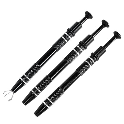Hordion 4-Claw Pick up Tool Piercing Ball Grabber(3 Pack, Black) - color: Black, size: 3 Pcs
