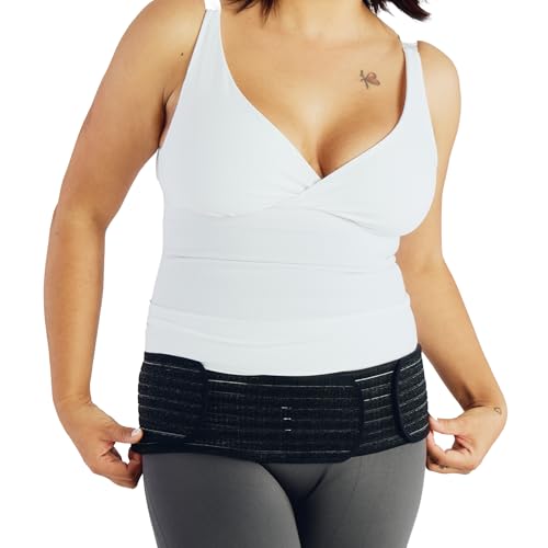 Belly Bandit 2-in-1 Hip Bandit, Maternity Belly Band & Postpartum Hip Wrap - color: Black, size: XS-M