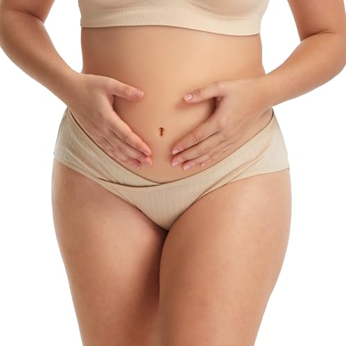 HBselect Maternity Underwear Cotton Healthy Comfort Maternity Panties - color: 6pack-multicoloured-a, size: Medium