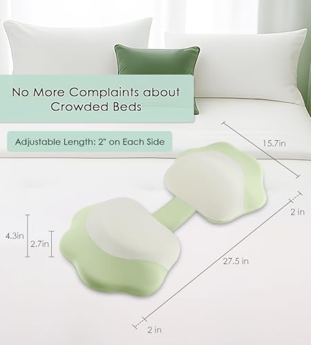 DONAMA Pillow for Sleeping Memory Foam Pregnancy Pillow for Side Sleepers - color: Green