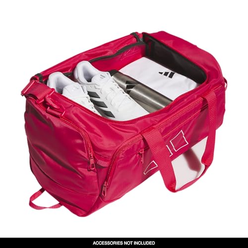 adidas Defender Duffel Bag - color: Power Pink/White/Small 42L, size: Small (42L), style: Small 42l