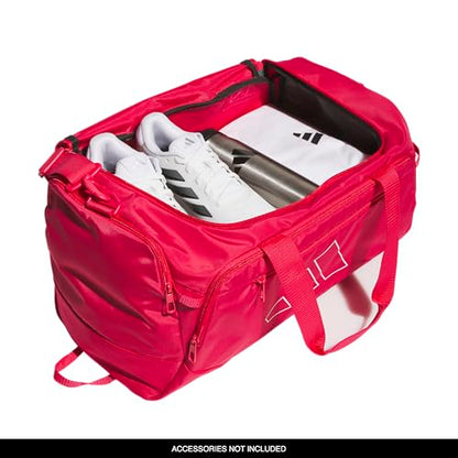 adidas Defender Duffel Bag - color: Power Pink/White/Small 42L, size: Small (42L), style: Small 42l