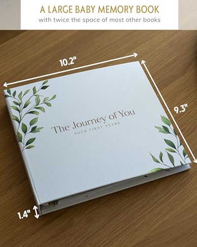 Baby Memory Book, First 5 Years, Botanical Baby Journal and Keepsake - color: Botanical Bliss