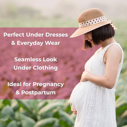 Be Relax Maternity Briefs - Pregnancy Underwear for Women - Over Bump Pregnancy Undergarment - Maternity Panties 2 Pack - color: Wine, size: Medium