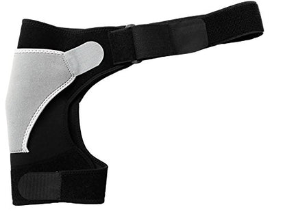 Shoulder Stability Brace Adjustable Shoulder Support with Pressure Pad, Light Breathable Neoprene Rotator Cuff Shoulder Support for Sport, Dislocated AC Joint, Labrum Tear, Shoulder Pain