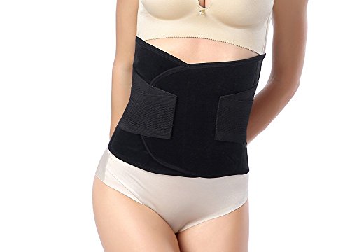 Postpartum Belly band Postpartum Recovery Surgery Support Belly Wrap for C-Section Hernia and Tummy Tuck Abdominal Compression Binder - size: Large : 38"Length*9"Width