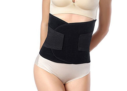 Postpartum Belly band Postpartum Recovery Surgery Support Belly Wrap for C-Section Hernia and Tummy Tuck Abdominal Compression Binder - size: 2X Large: 46"Length*9"Width