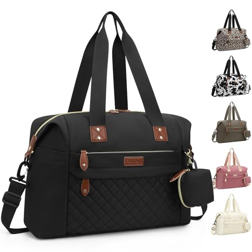 Pritent Diaper Bag Tote Waterproof Maternity Baby Bags with Pacifier Case - color: Black, size: Large