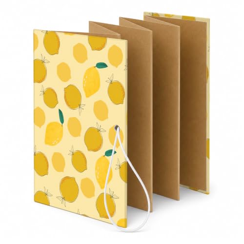 Lemon Gifts Small DIY Scrapbook Album 4x6in - color: Lemons
