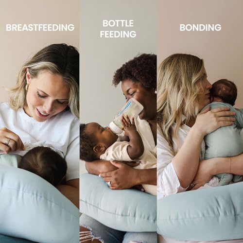 snuggle me Organic Baby Nursing Pillow for Breastfeeding - Bluebell - color: Bluebell - V2