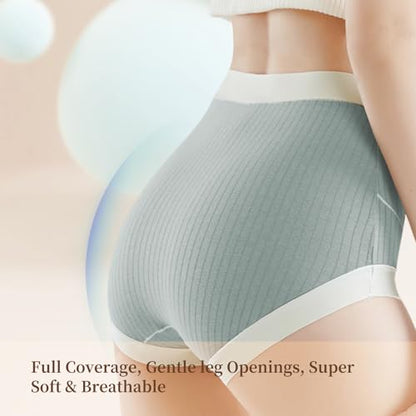 Cotton Maternity Underwear for Women High Waist 7 Pack - size: 3X-Large