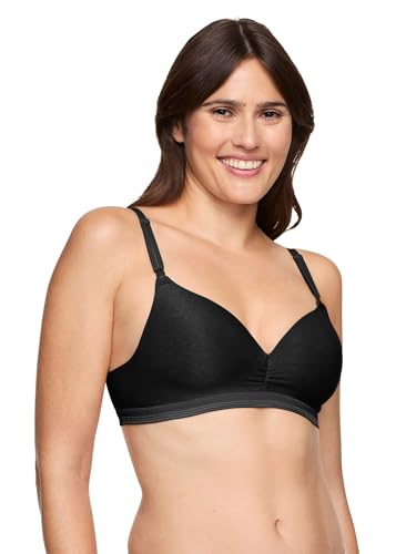 Warner's Women's Play It Cool Wire-Free Contour Bra with Lift - color: Black, size: 36A
