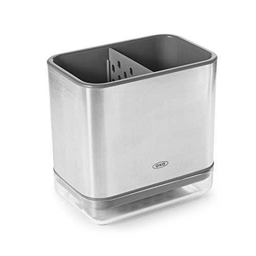 OXO Good Grips Stainless Steel Sink Organizer Caddy & Sponge Holder - color: Stainless Steel