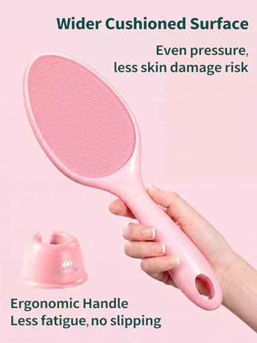 Glass Foot File Foot Callus Remover - color: 2 Sided-pink With Gift