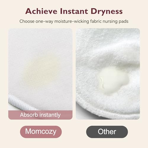 Momcozy Reusable Breast Pads, Breastfeeding Essentials, Thin 6PCS - size: 6 Pack, style: Thin
