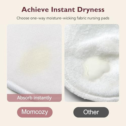 Momcozy Reusable Breast Pads, Breastfeeding Essentials, Thin 6PCS - size: 6 Pack, style: Thin