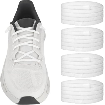 2Pairs Elastic Shoe Laces for ON Cloudtilt Sneakers - color: White03, size: 30in (75cm)