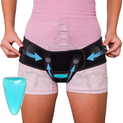 Pelvic Support Belt for Pregnancy & Postpartum - Prolapse Support for Women - Vulvar Varicosities Support(M/L) - size: Medium/Large