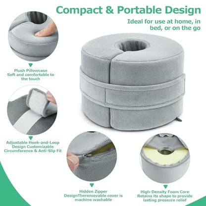 Foot Elevation Pillow, Ankle & Foot Pillow High-Density Foam 1PC