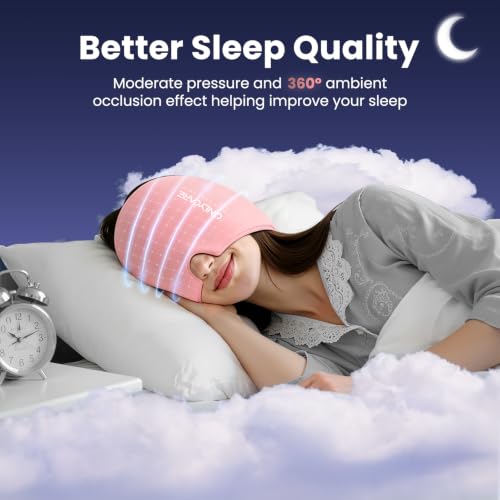 ONLYCARE Migraine Relief Cap, Headache Relief Cold Cap for Migraine Relief - color: Pink