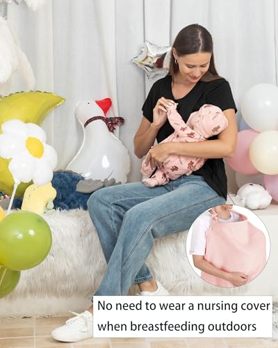 Rnxrbb 3 Pack Nursing Tops for Women Maternity Breastfeeding Shirts - color: Black&light Gray&brown, size: Medium
