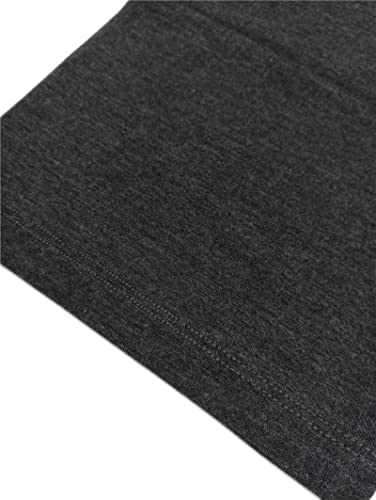 VOGUEMAX Womens Capri Leggings Plus Size High Waisted Crop Yoga Pants - color: Grey, size: 3X