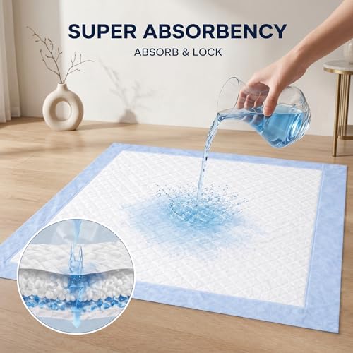 ForPro Basics 50 Pack 5-Layer Leakproof Disposable Underpads, 30" x 36" - size: 30" x 36"