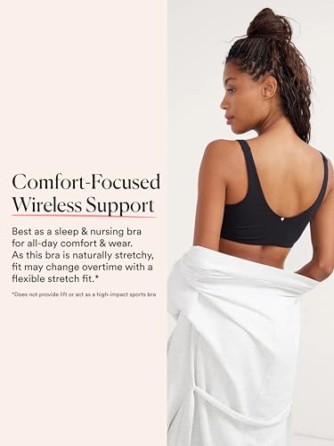 HATCH The Skin to Skin Maternity Bra, Wireless - color: Black, size: Small