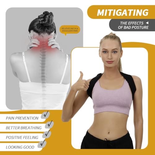 Posture Corrector for Women and Men, Adjustable Upper Back Brace