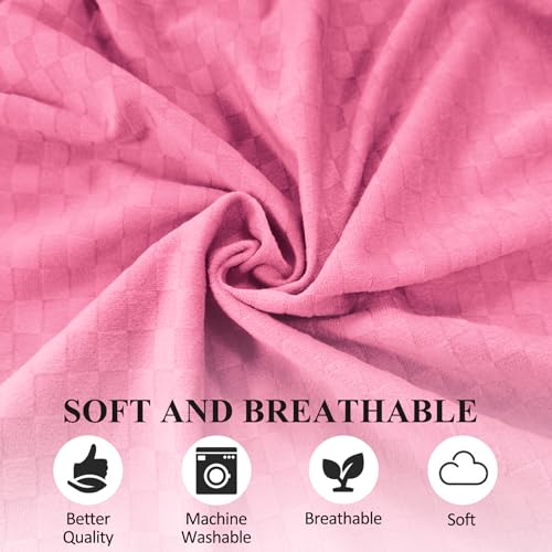 Bed Wedge Pillow for Side Sleepers, Body Position Wedges - color: Dark Pink