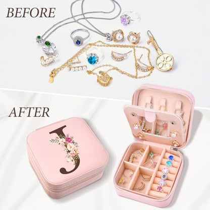 Inngeroo Christmas Gift Ideas, Travel Jewelry Case Box Personalized Gifts - style: J
