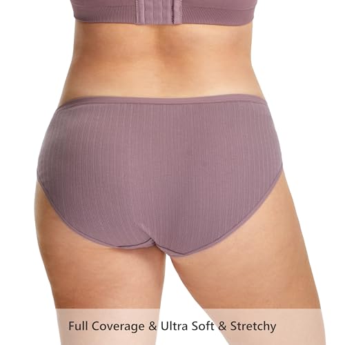 HBselect Maternity Underwear Cotton Healthy Comfort Maternity Panties - color: 6pack-multicoloured-d, size: Large