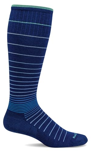 Sockwell Women's Circulator Moderate Graduated Compression Sock - color: Ink, size: Medium-Large