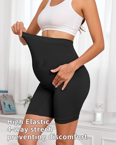 Pack of 2 Different Black Maternity Underwear Shorts M