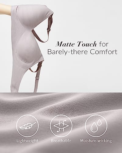 Mamaway Silky Seamless Nursing Maternity No Show Wireless Bra, Smooth, Cooling, Lightweight for Breastfeeding, Pregnancy - color: Black, size: Medium