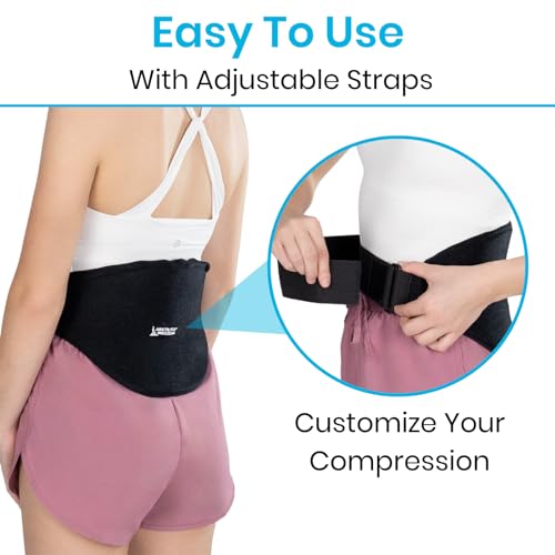 Lumbar Ice Pack - Hot & Cold Gel Wrap for Back Pain, Sciatica & Disc Relief